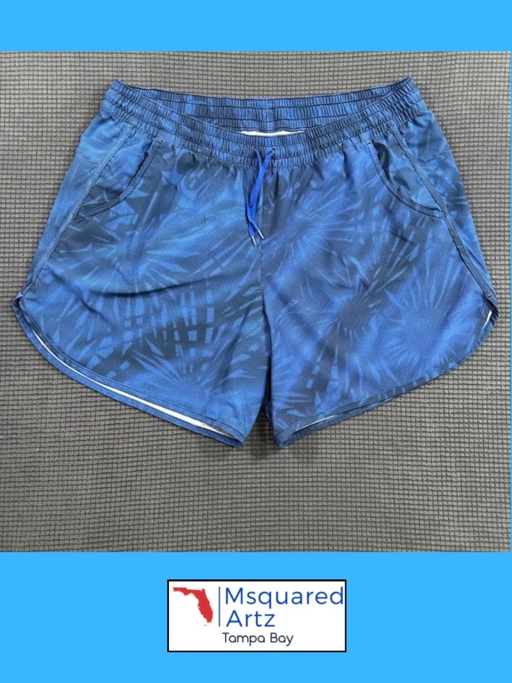 Columbia Swim Shorts Women's 1X Blue Quick Dry Lined Beach Shorts